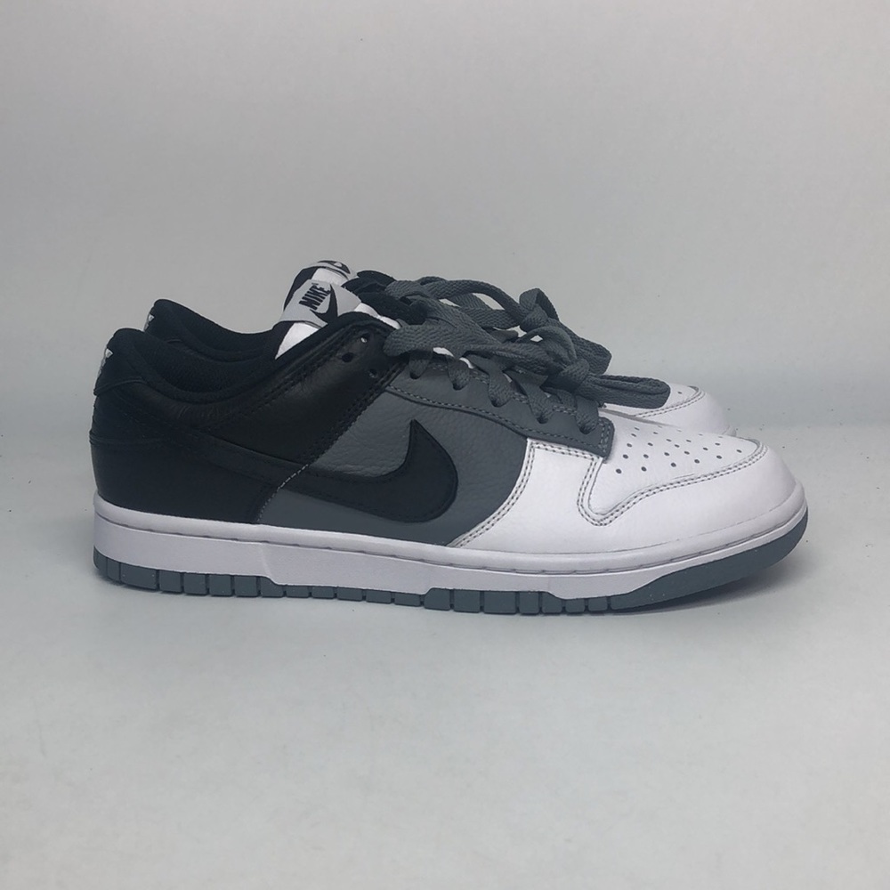 Women’s Nike By You Low Dunk White/Black/Grey FN0569-900 NWB - Picture 2 of 8